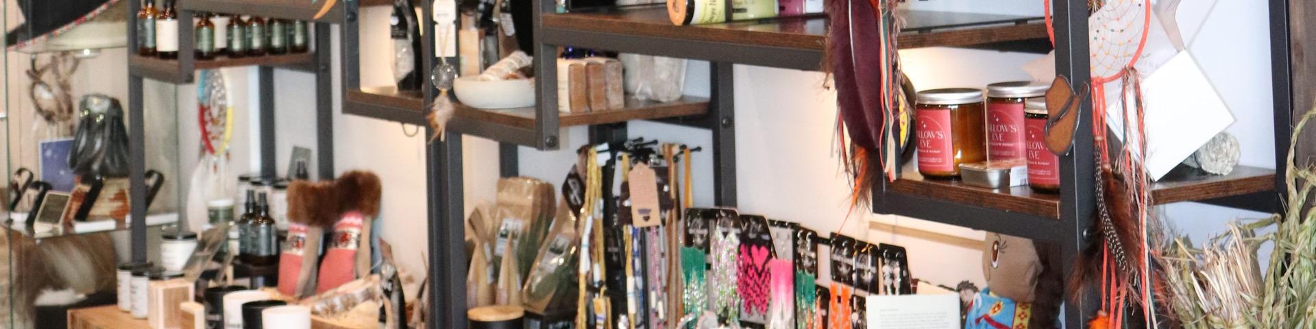 A retail display at a local business.